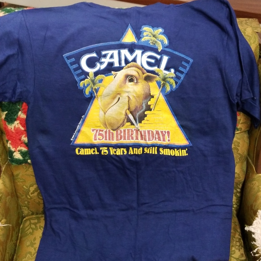 Camel tobacco ad t-shirt